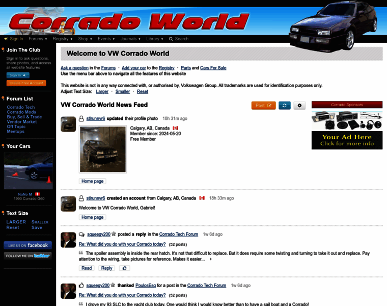 Corradoworld.com thumbnail