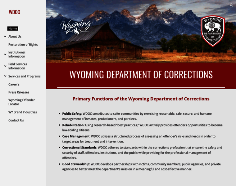 Corrections.wy.gov thumbnail