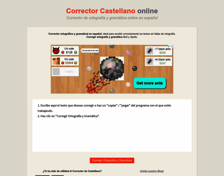 Corrector-castellano.com thumbnail