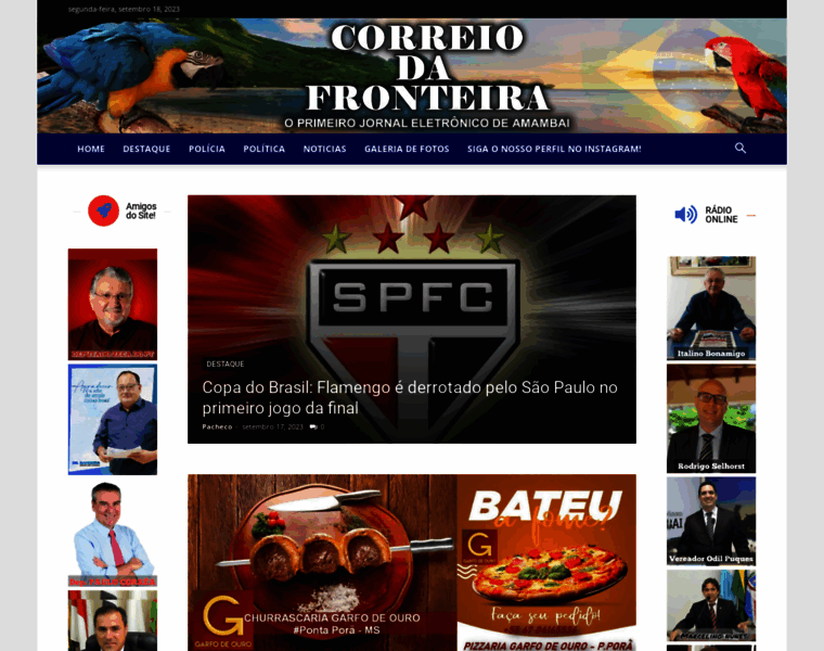 Correiodafronteira.com.br thumbnail