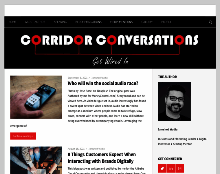 Corridorconversations.com thumbnail