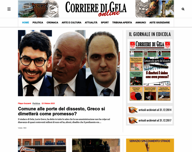 Corrieredigela.com thumbnail