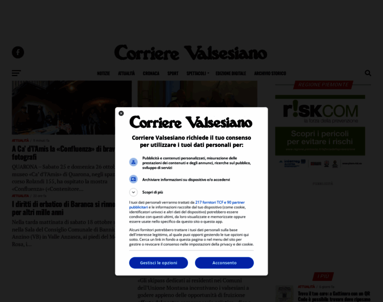 Corrierevalsesiano.it thumbnail