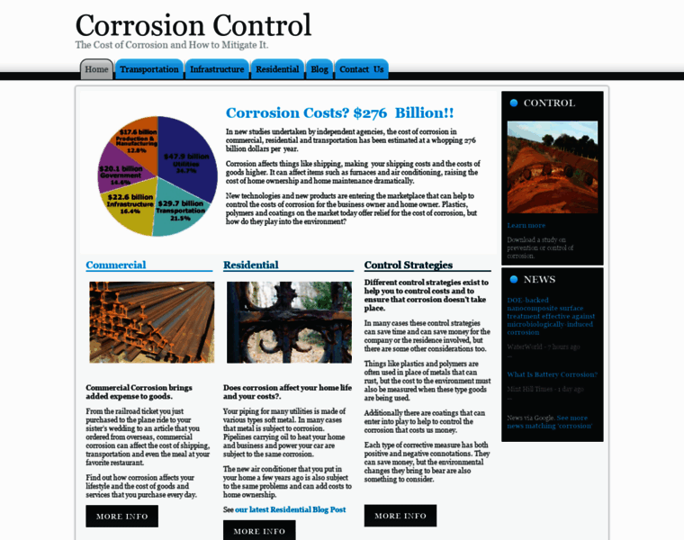 Corrosioncost.com thumbnail
