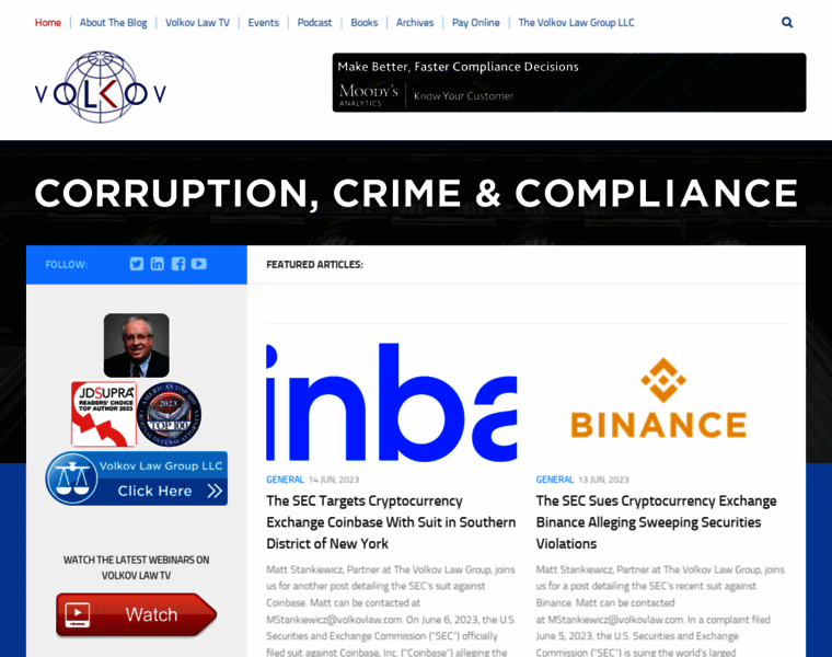 Corruptioncrimecompliance.com thumbnail