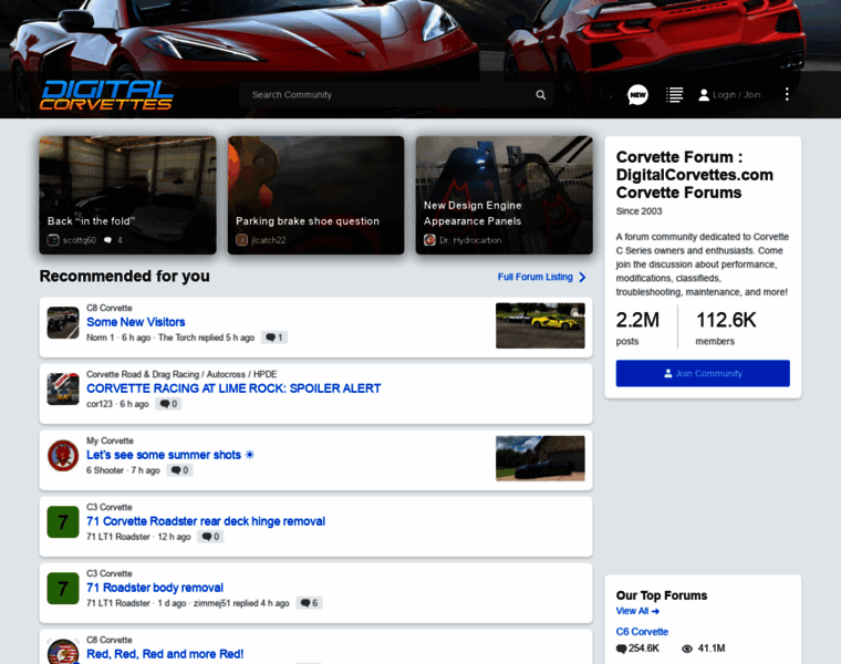 Corvette-forum.com thumbnail