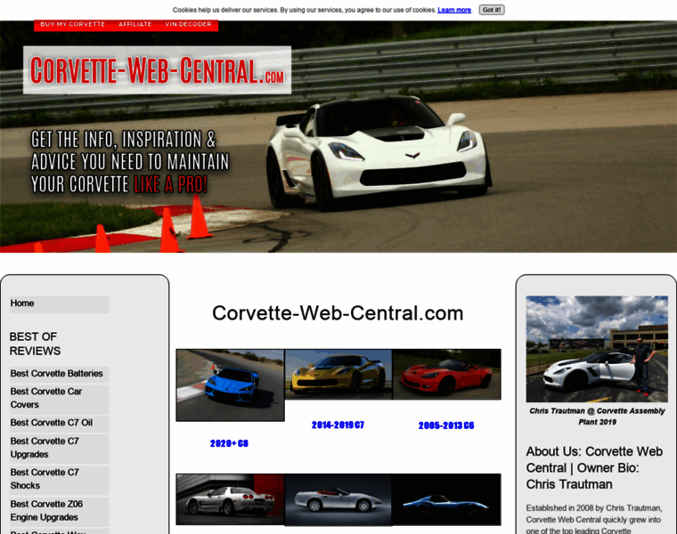Corvette-web-central.com thumbnail