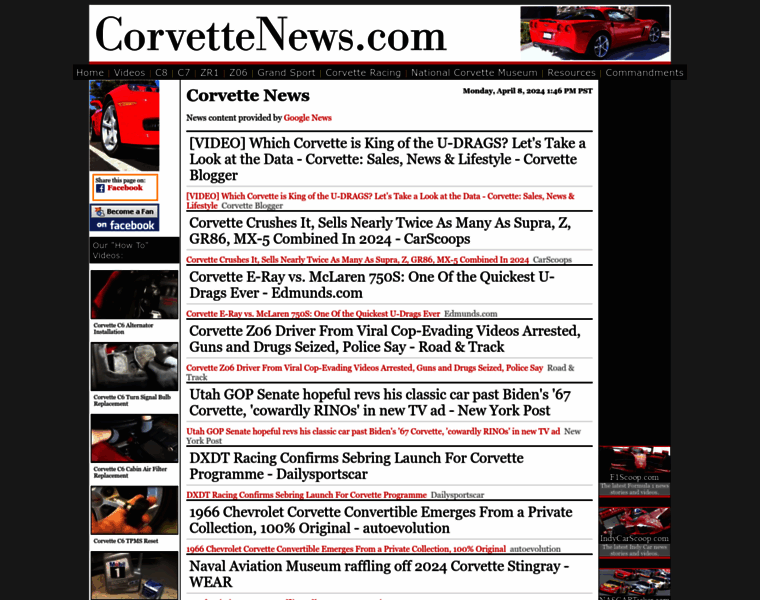 Corvettenews.com thumbnail