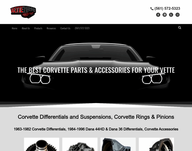 Corvettepartsonline.net thumbnail