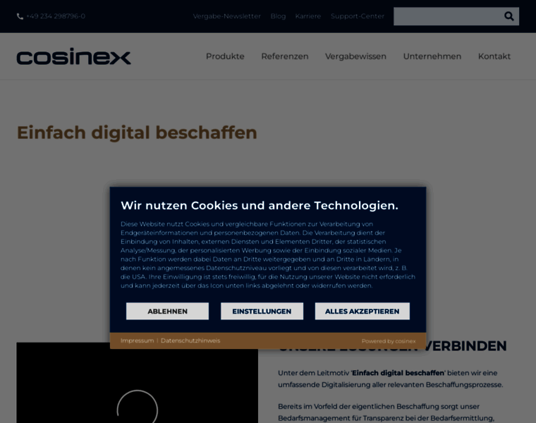 Cosinex.de thumbnail