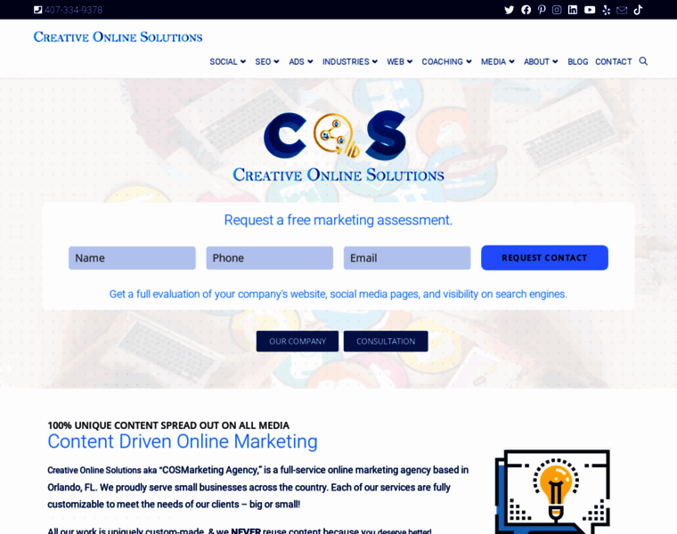 Cosmarketingagency.com thumbnail
