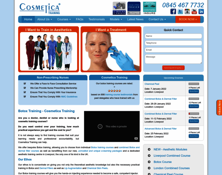 Cosmeticatrainingcourses.co.uk thumbnail