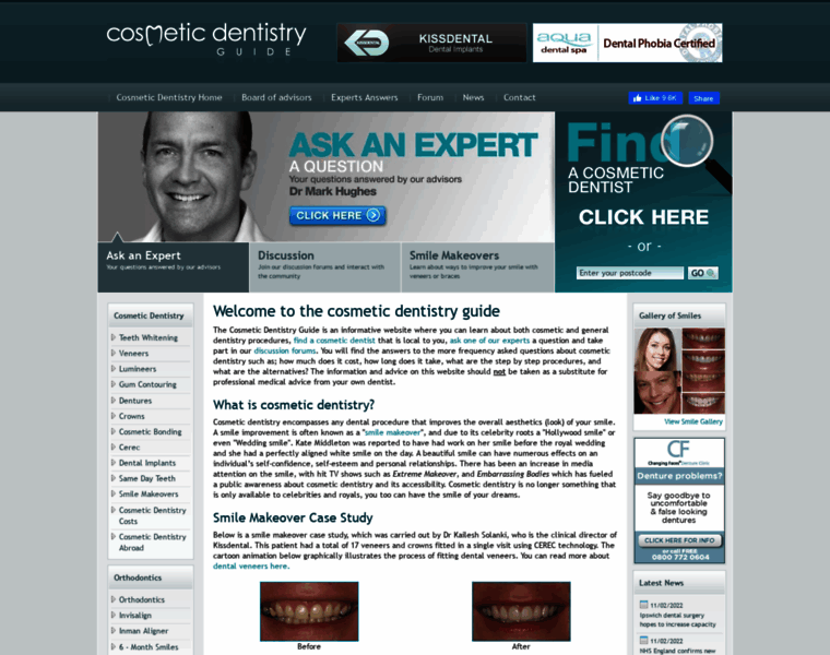 Cosmeticdentistryguide.co.uk thumbnail