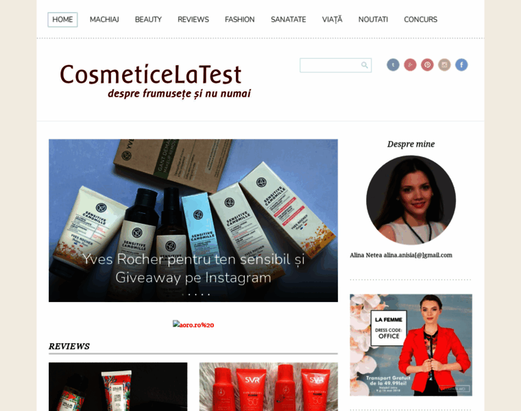 Cosmeticelatest.ro thumbnail