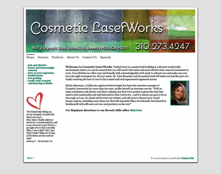 Cosmeticlaserworks.com thumbnail