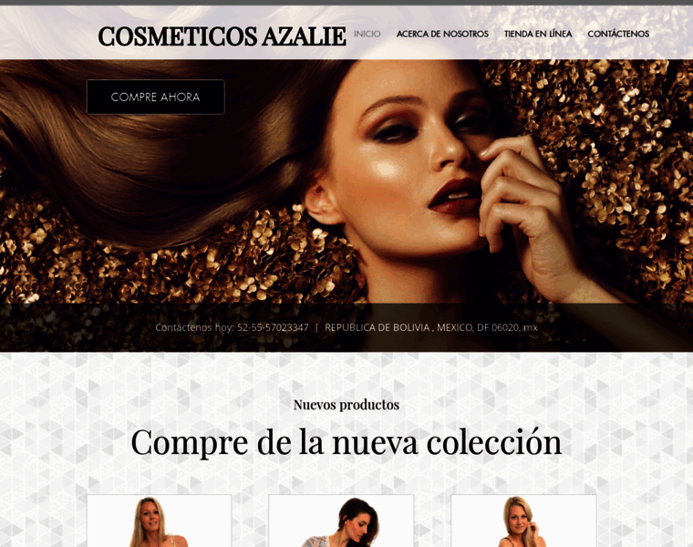 Cosmeticosazalie.com.mx thumbnail