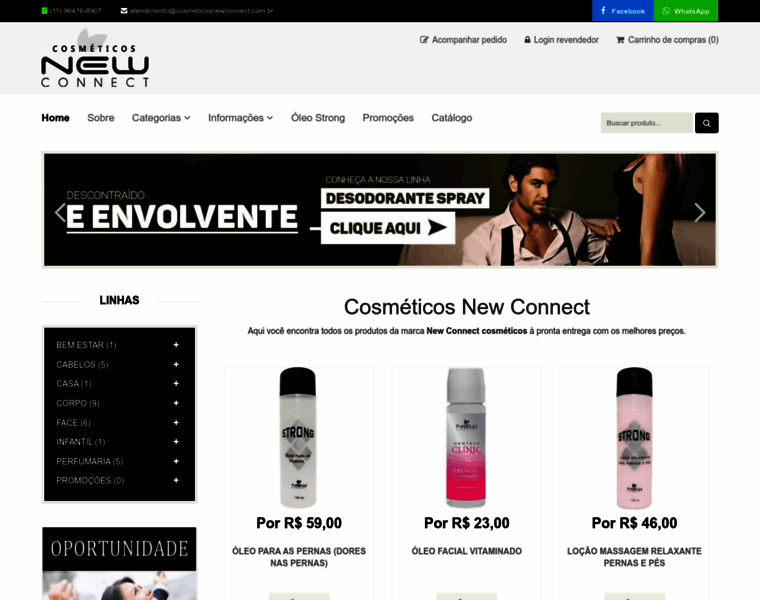 Cosmeticosnewconnect.com.br thumbnail