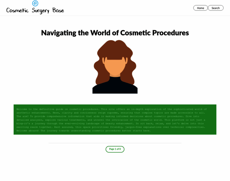 Cosmeticsurgerybase.com thumbnail