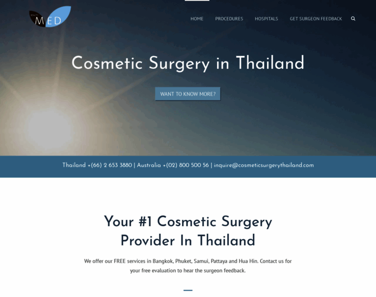 Cosmeticsurgerythailand.com thumbnail