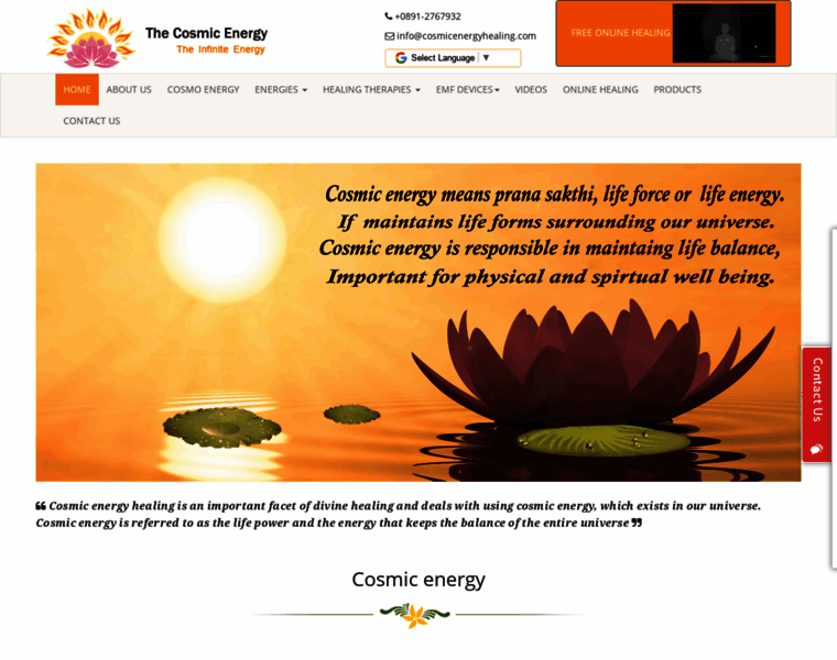 Cosmicenergyhealing.com thumbnail