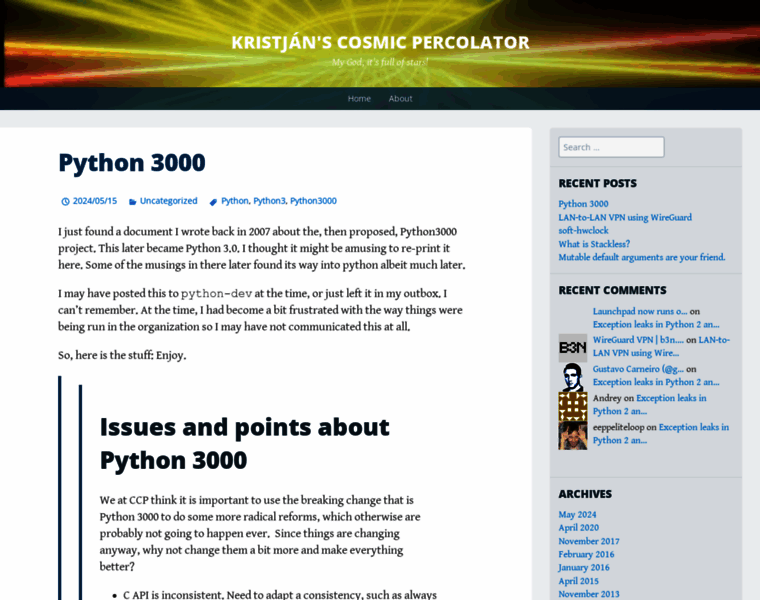 Cosmicpercolator.com thumbnail Cosmicpercolator.com thumbnail