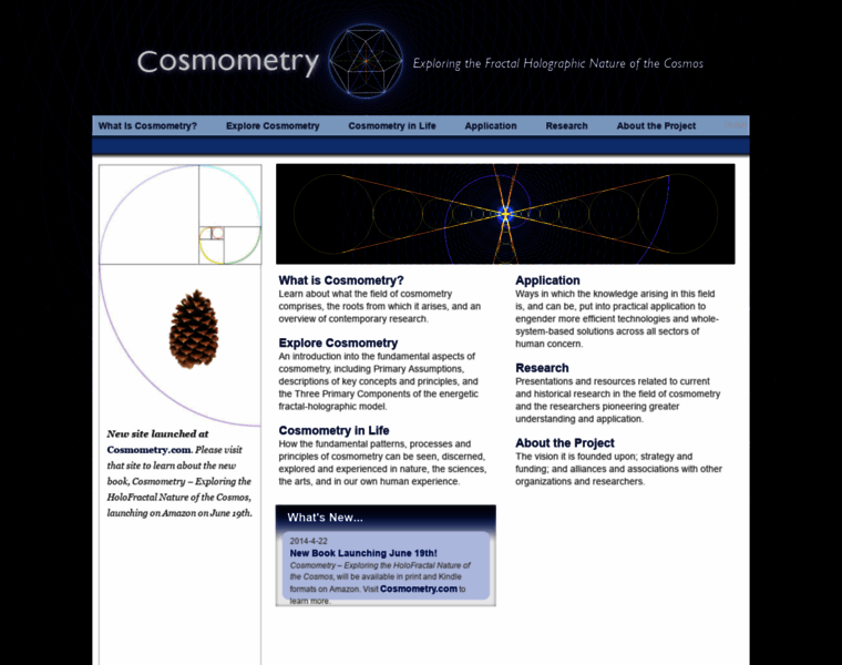 Cosmometry.net thumbnail