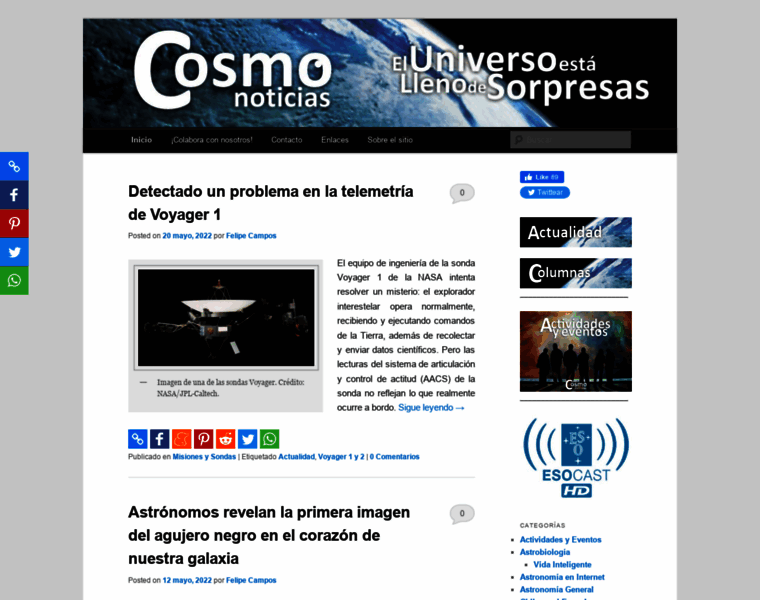 Cosmonoticias.org thumbnail