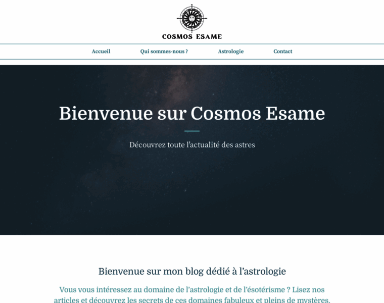 Cosmosesame.fr thumbnail