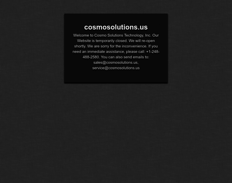 Cosmosolutions.us thumbnail