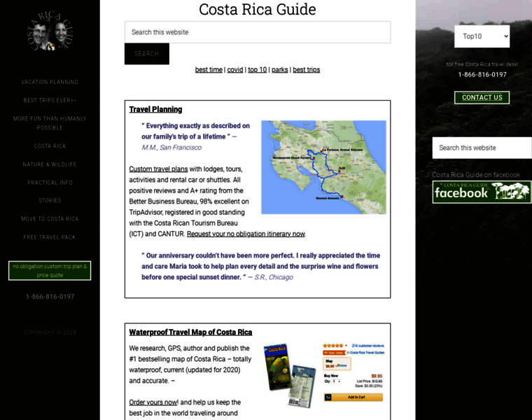 Costa-rica-guide.com thumbnail