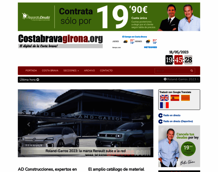 Costabravagirona.org thumbnail