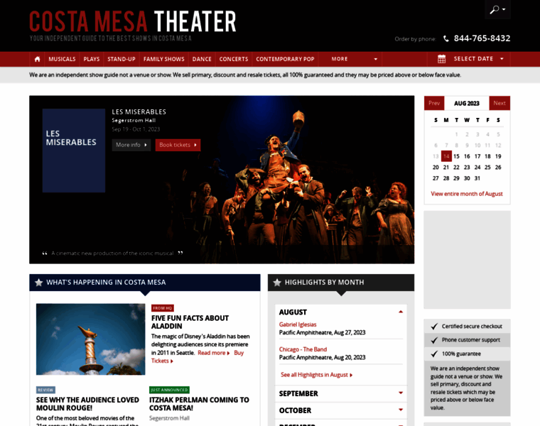 Costamesatheater.com thumbnail