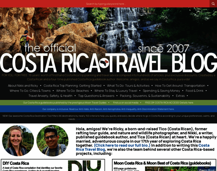Costaricatravelblog.com thumbnail