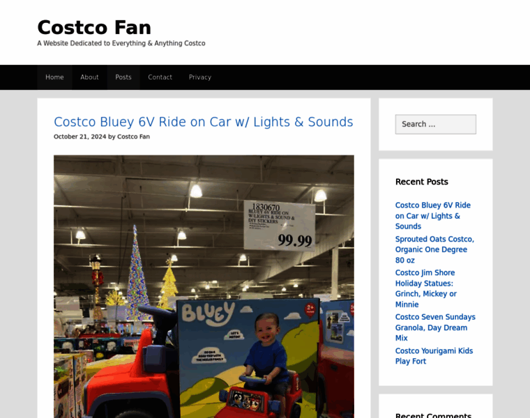 Costcofan.com thumbnail