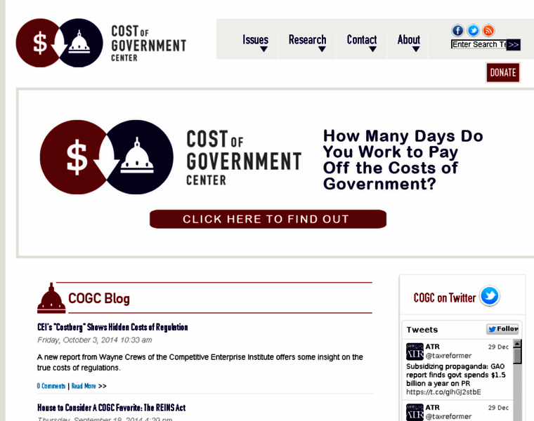Costofgovernment.org thumbnail