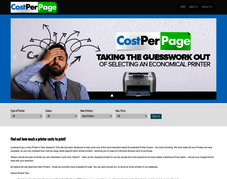 Costperpage.nz thumbnail