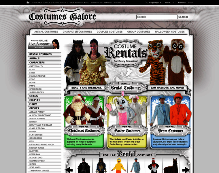 Costumesgalore.net thumbnail