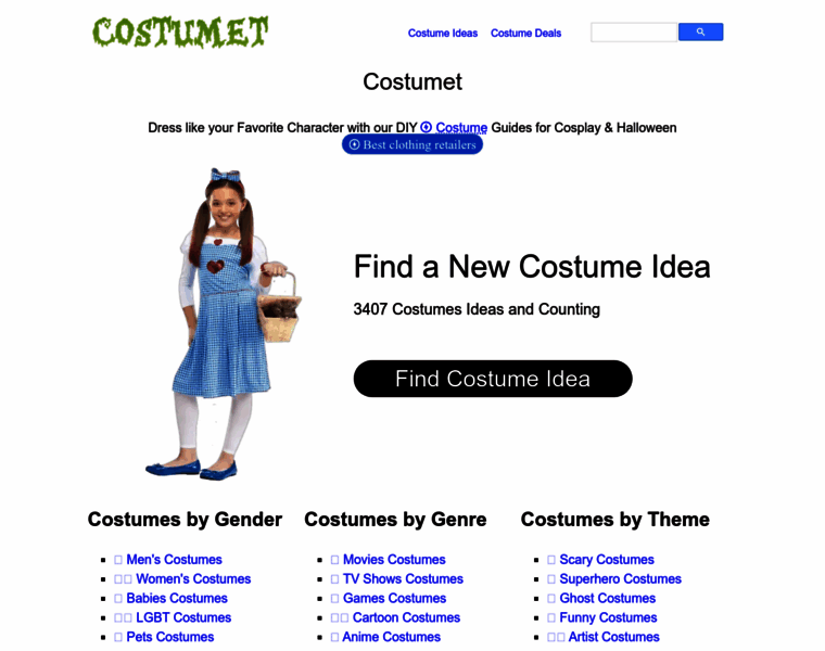 Costumet.com thumbnail