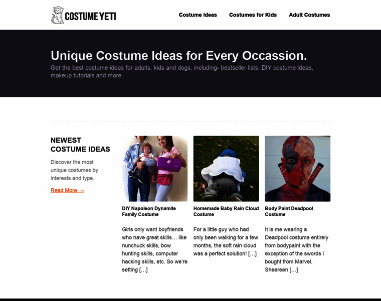 Costumeyeti.com thumbnail