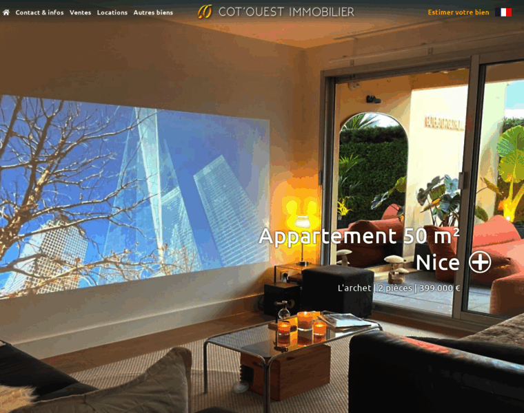 Cotouest-immobilier.com thumbnail