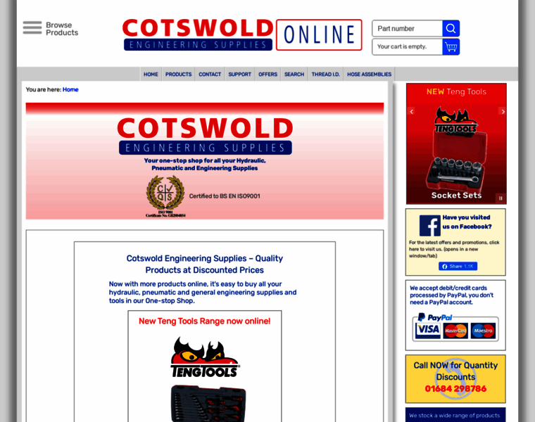 Cotswoldengineeringsupplies.co.uk thumbnail