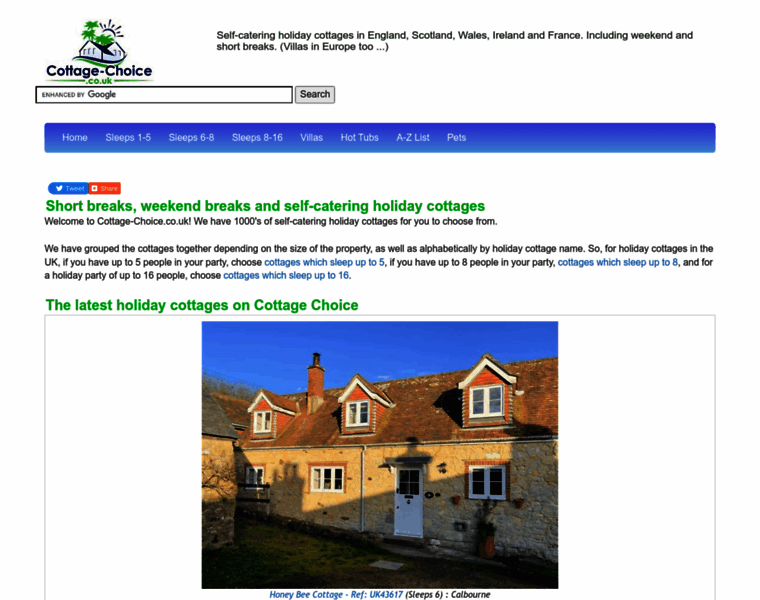 Cottage-choice.co.uk thumbnail