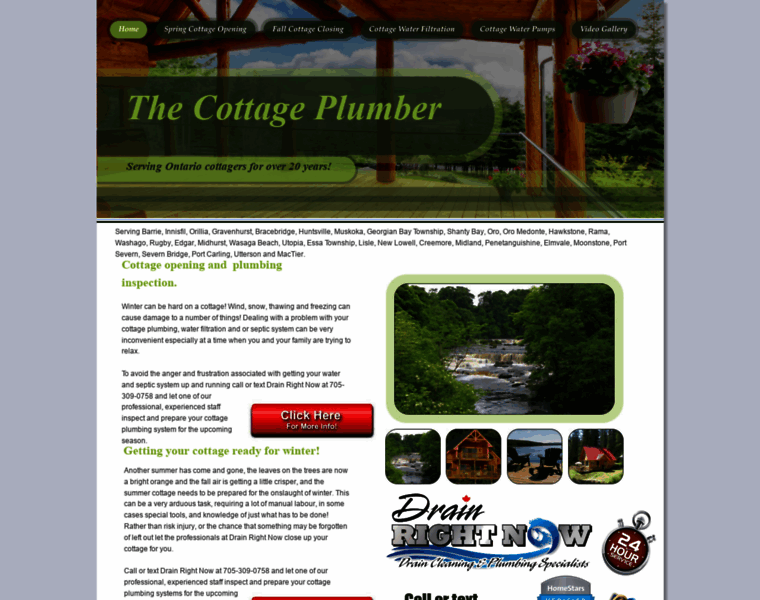 Cottageplumber.ca thumbnail