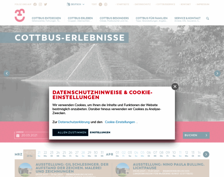 Cottbus-tourismus.de thumbnail