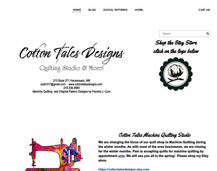 Cottontalesdesigns.com thumbnail