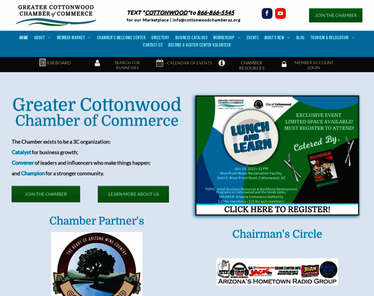 Cottonwoodchamberaz.org thumbnail