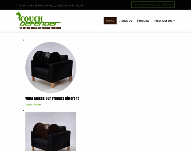 Couchdefender.com thumbnail