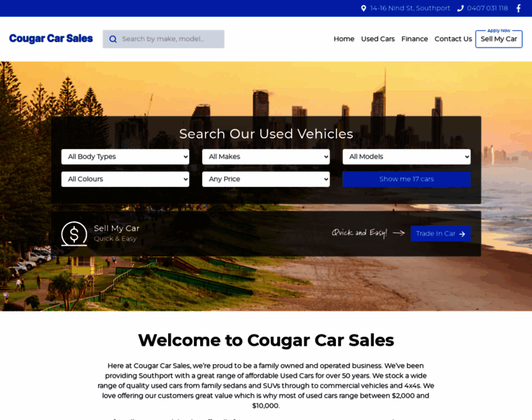 Cougarcars.com.au thumbnail
