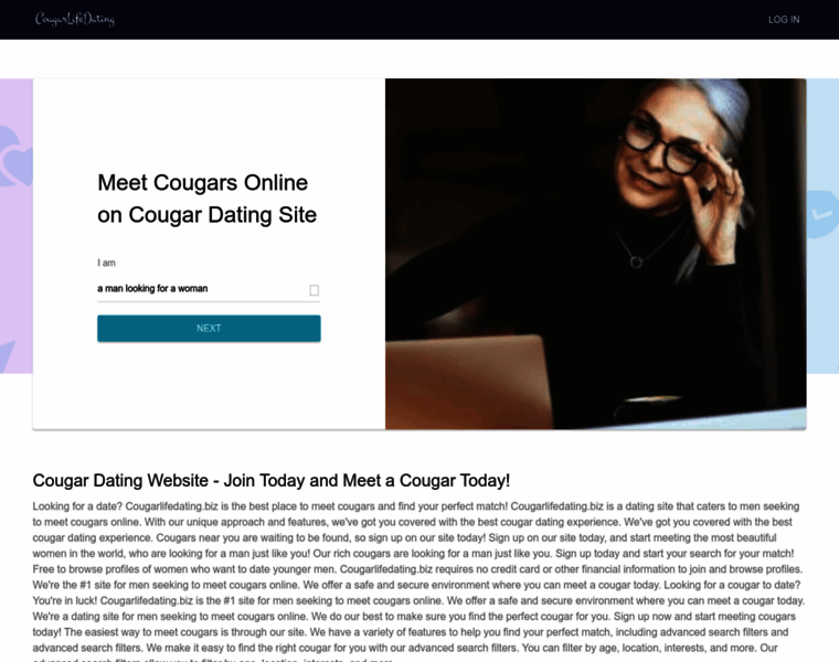 Cougarlifedating.biz thumbnail