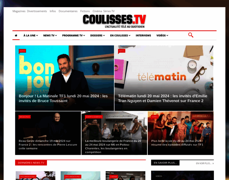 Coulisses-tv.fr thumbnail